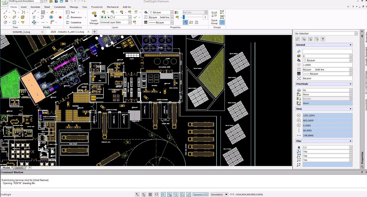 Draftsight dibujo CAD
